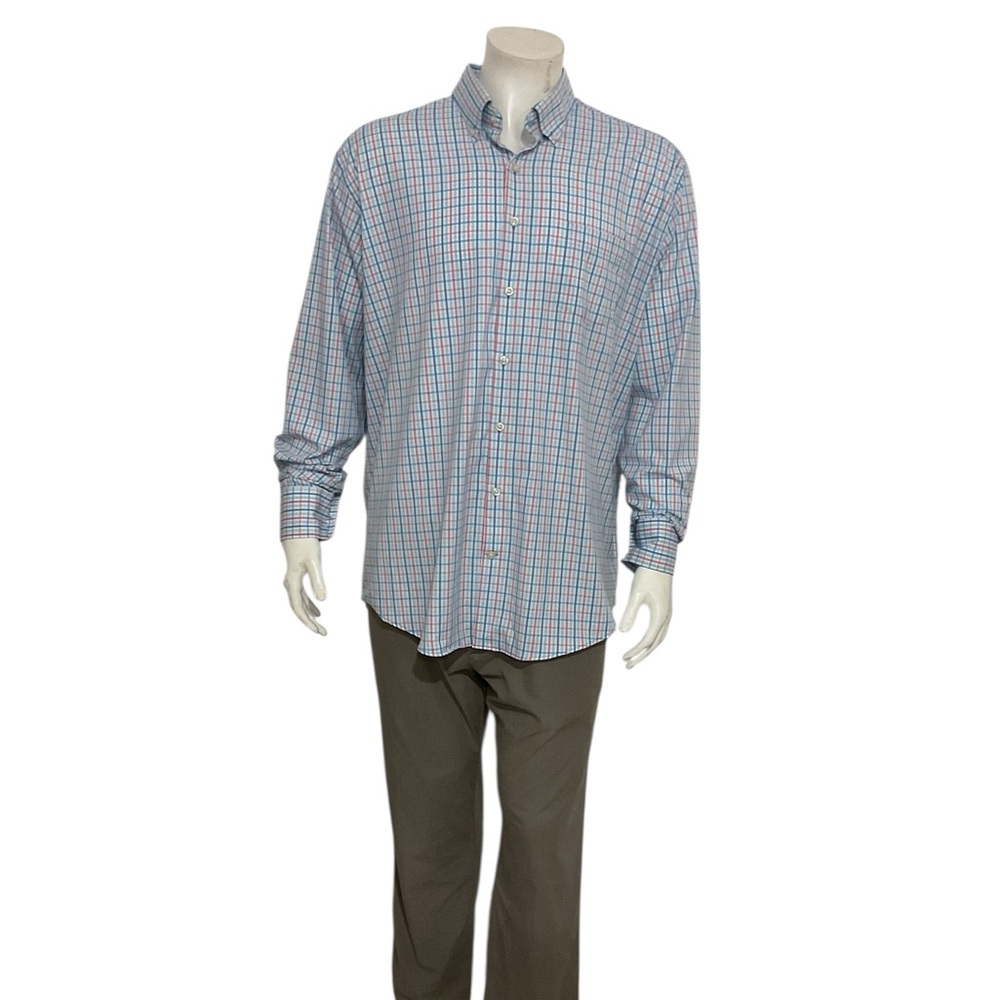 Peter Millar Men’s Multi Color Summer Comfort Button Shirt
